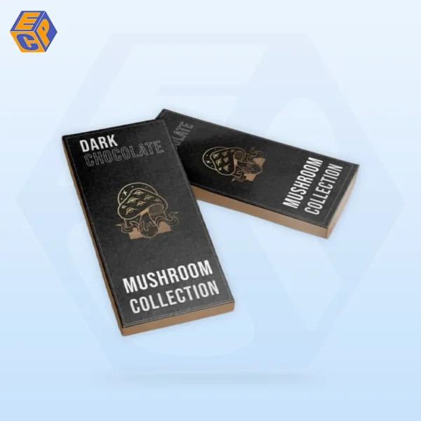 Custom Mushroom Chocolate Bar Packaging